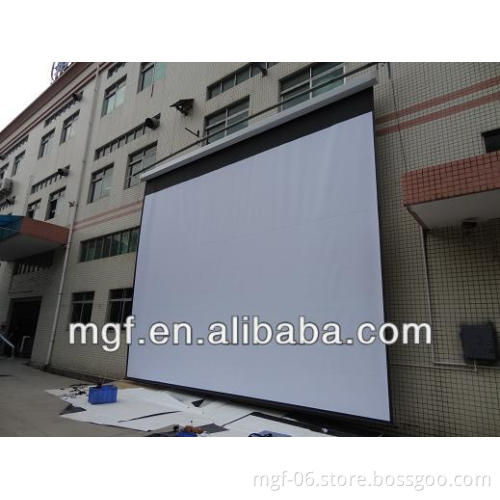 hot sale high quality 300" Large Motorised Projector Screen with Seamless Fabric